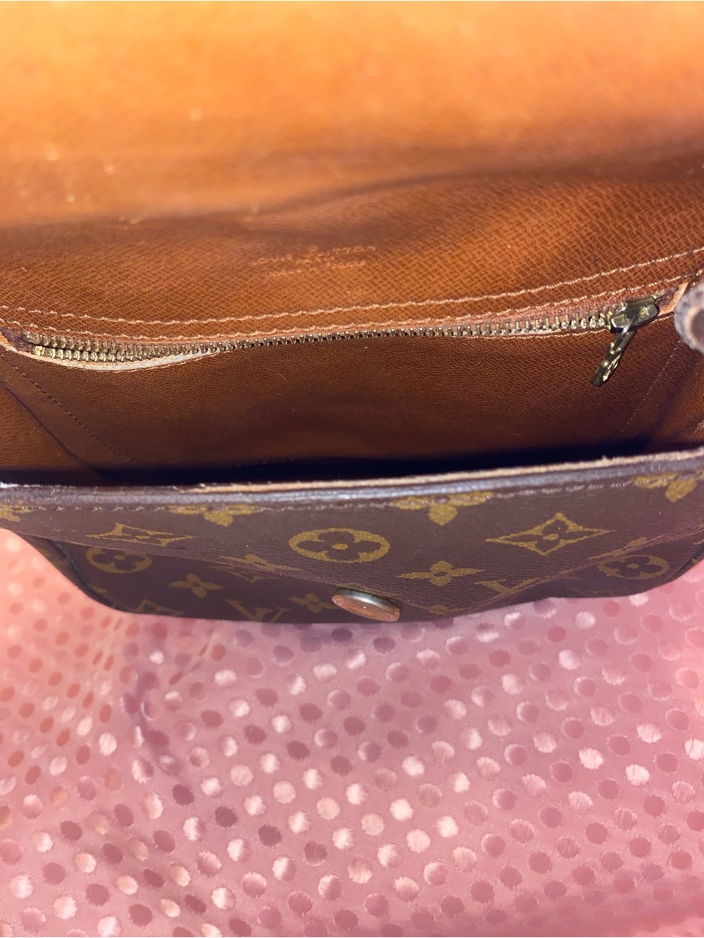 Louis Vuitton Monogram Canvas Crossbody in Brown and Tan - Picture 7 of 16